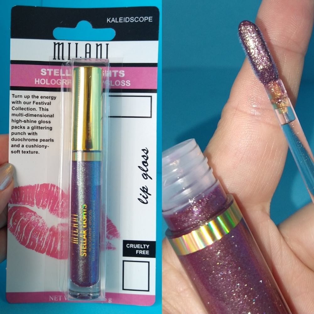 Milani Stellar Lights Holo lip gloss kaleidoscope